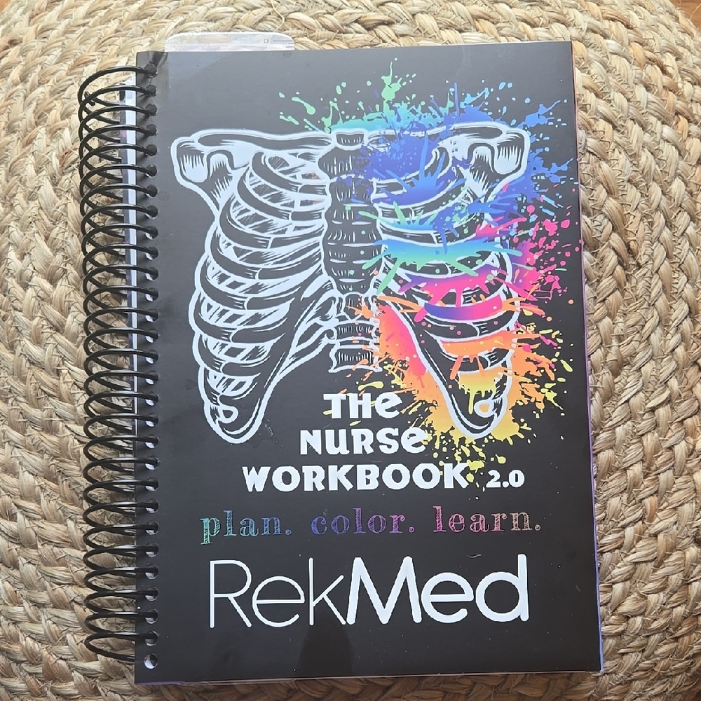 RekMed Nurse Workbook 2.0 with Colorful Design